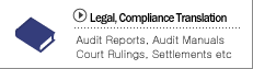 Legal and Compliance Translation including Audit Reports, Court Rulings, meeting minutes, etc.