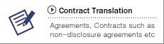 Contracts Translation Translation of company contracts and agreements, such as non-disclosure agreements, sales agreements, lease agreements